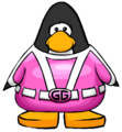 The Gamma Gal Costume in a player card.