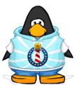 The Penguin Cup Hoodie on a player card.