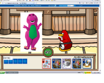 Barney plays Card Jitsu?