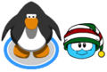 The Candy Cane Hat seen in-game.