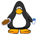 The Milk and Cookies on a player card.