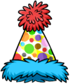 Mini Polka Dot Puffle Hat Free item (Puffle Party 2012)