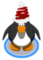 The Springy Santa Hat in-game.