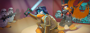 Club Penguin's Facebook header.