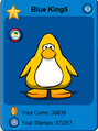 What the flag looks like on a player card.