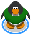 The Green Shirt in-game.