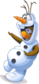 Olaf as seen on the login screen