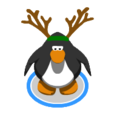 The Reindeer Antlers in-game.