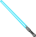 Blue Lightsaber After completing Kanan's Task.
