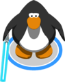 The Blue Lightsaber in-game.