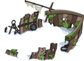 The Shipwreck Igloo in-game.