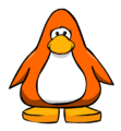 Orange on a player card.