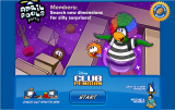 The log in screen for the April Fools' Party.
