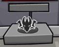 The pin's location.