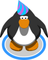 The 4th Year Party Hat in-game.