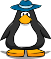 The Blue Felt Hat on a player card.