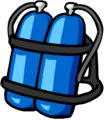 Blue Scuba Tank