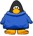 The Blue Turtleneck on a player card.