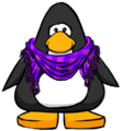 The Cornflower Scarf on a player card.