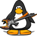 The Six-string Axe on a player card.
