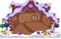 The Fresh Baked Gingerbread House in-game.