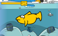 Fluffy at full size in Fluffy the Fish (Game).