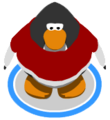 The Trendy Red Shirt in-game.