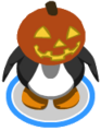 The Glowing Pumpkin Head in-game.
