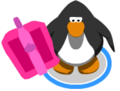 The Pink Racing Sled in-game.