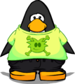 The Punk Puffle Outfit on a player card.