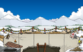 Repairs on the EPF Rooftop after the Battle of Doom; June 2011.