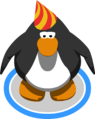 The French 5th Year Party Hat in-game.
