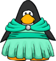 The Seafoam Dress on a player card.