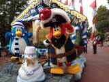 The float in Walt Disney World.