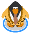 The Prehistoric Leisure Suit on an avatar.