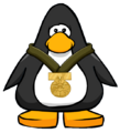 The Rebel Reward Medal on a player card.