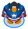 The Iron Patriot Armor in-game.