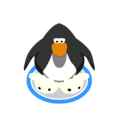 The White Puffle Slippers in-game.