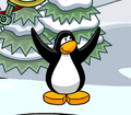 A Dark Black penguin in the Bean Counters SWF.
