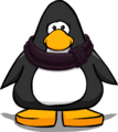 The Knitted Scarf on a player card.