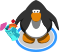 The Blue Tropical Cup in-game.