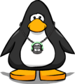The Dubstep Puffle Bling on a player card.