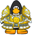 The White Knight Armor on a player.