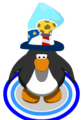 The Penguin Cup Hat in-game.