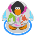 The Rainbow Paint Hoodie in-game.
