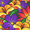 Bright Flowers Background