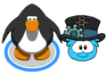 The Gear Hat seen in-game.