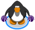 The Indigo Pompoms in-game.
