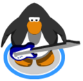The Blue Electric Bass in-game.