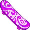 Galactic Pink Skateboard
